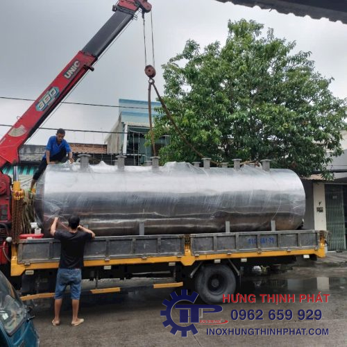 bồn chứa ngang công nghiệp